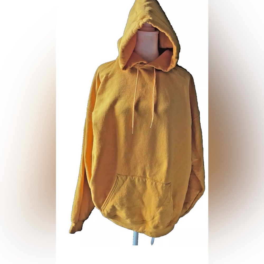 Eco Smart Hanes Size XL Yellow Hoodie